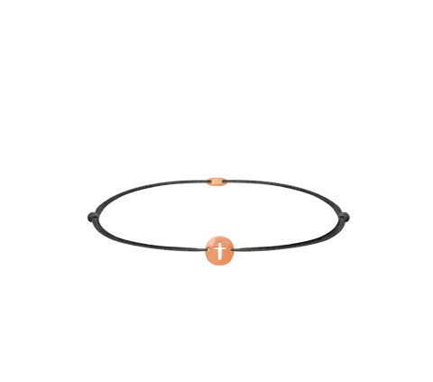 ZILIA Cross Baby Zlatý  Thread Náramek