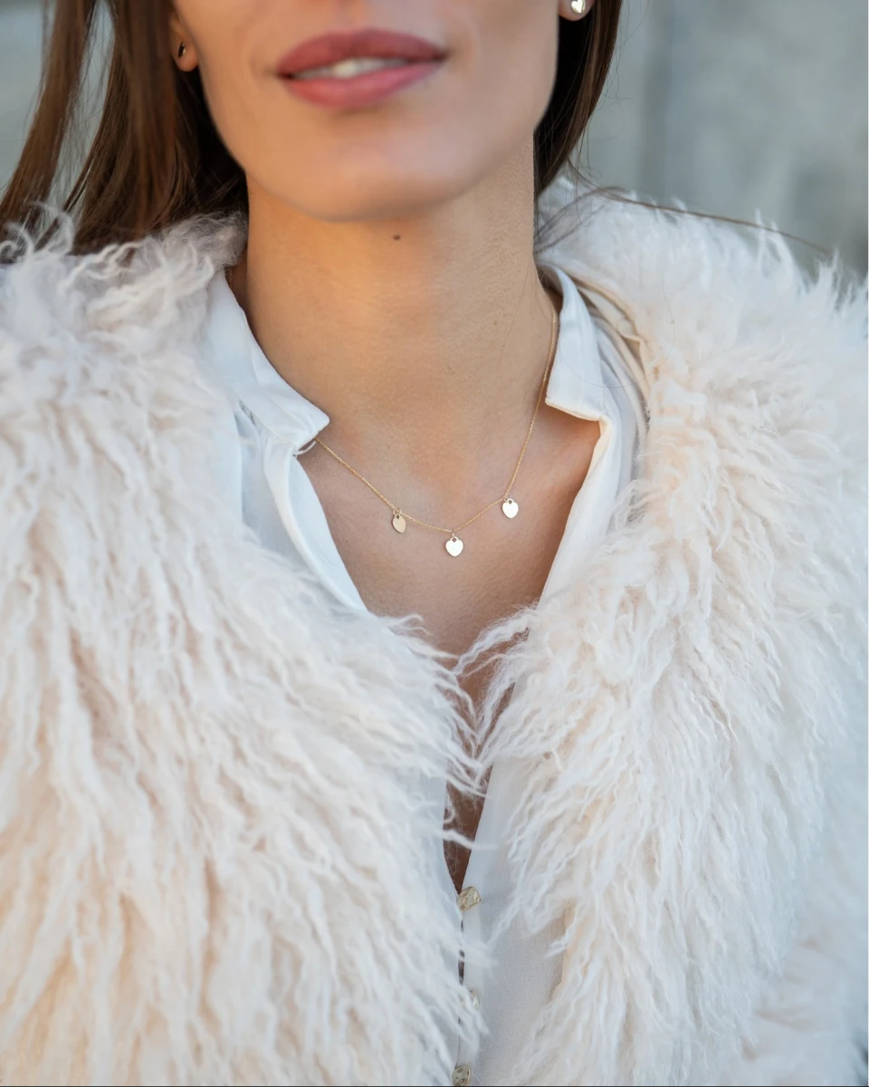 ZILIA Hearts Stříbrný náhrdelník