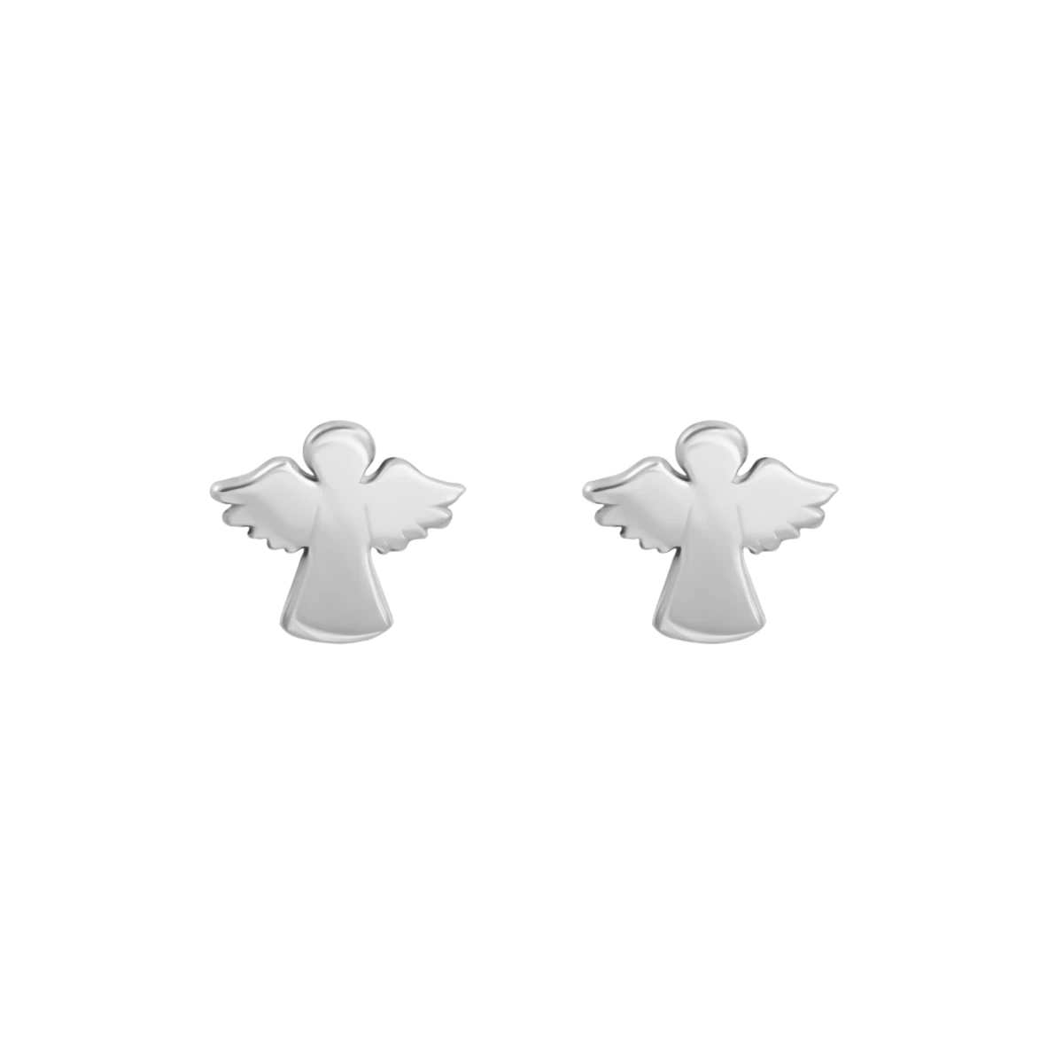 Stříbrné náušnice anděl